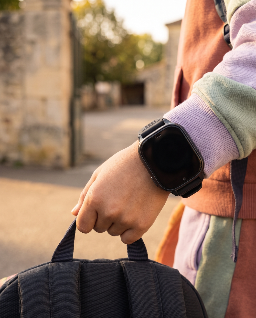Montre ARKO Kids au poignet d'un enfant